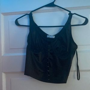 Shein Black Corset Top
